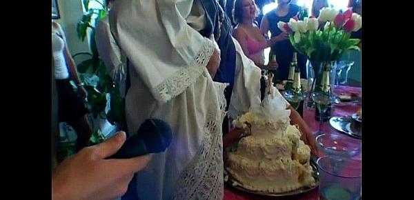  Wedding whores are fucking in public